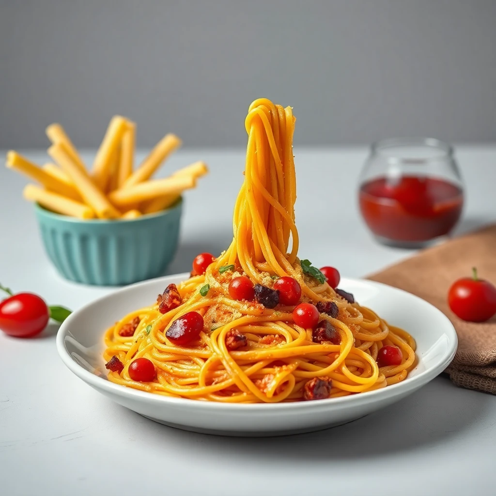 Airfryer Spagetti Kızartması