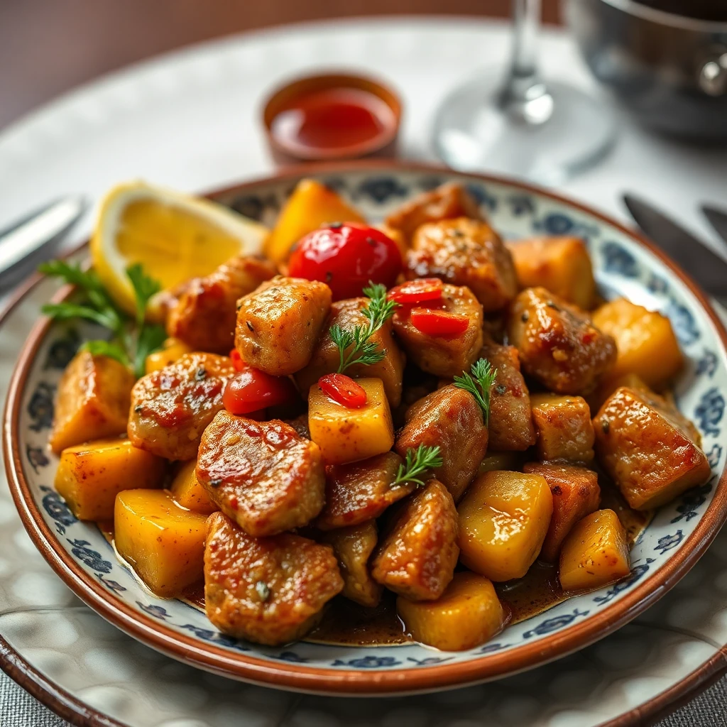 Tavukgöğsü ve Sebzeli Güveç