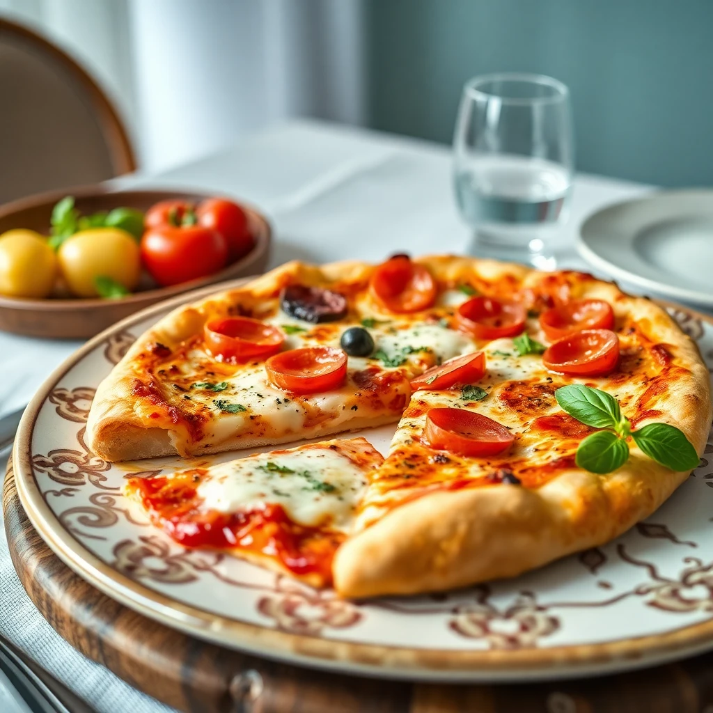 Thermomix Sebzeli Domatesli Pizza