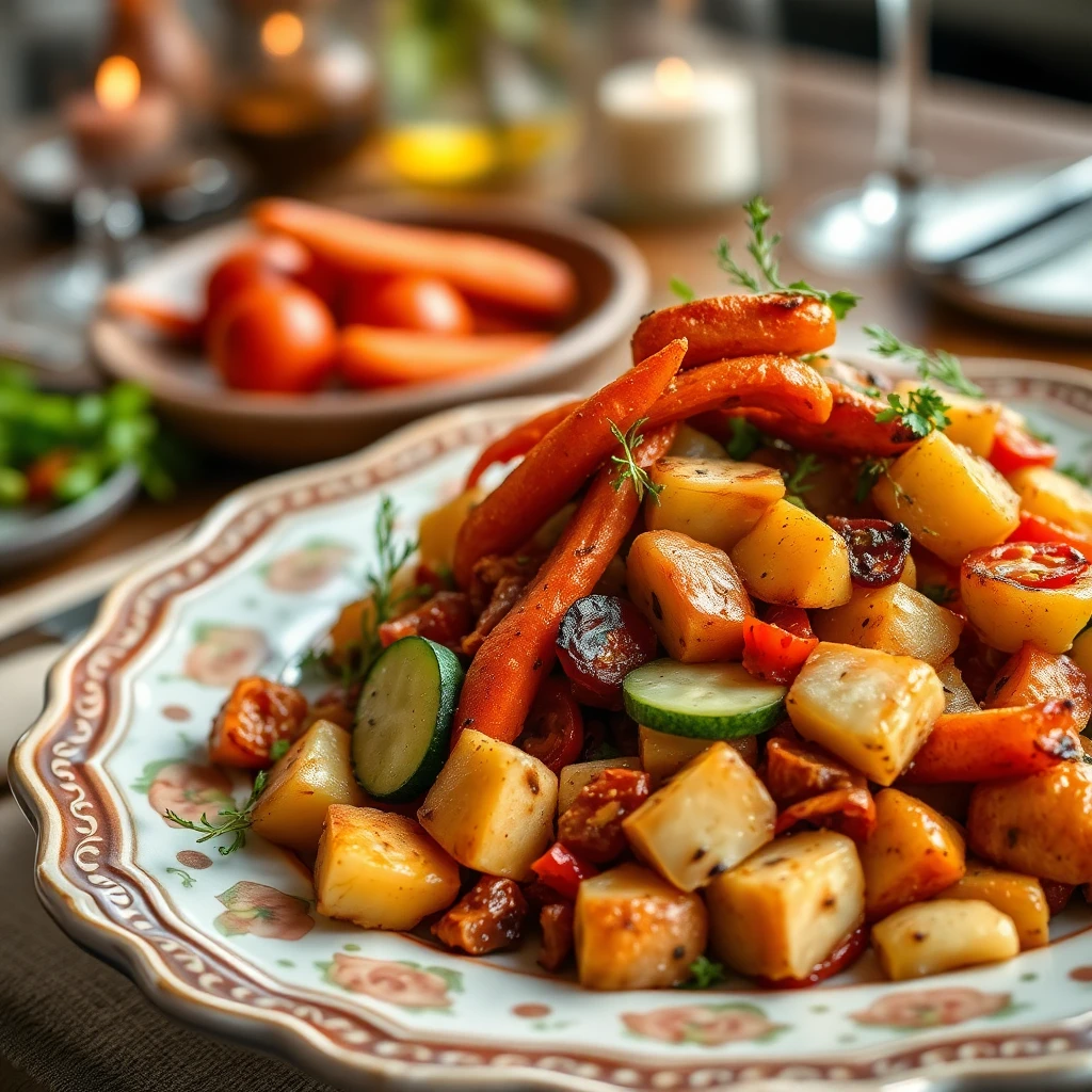 Sebzeli Közleme Salatası