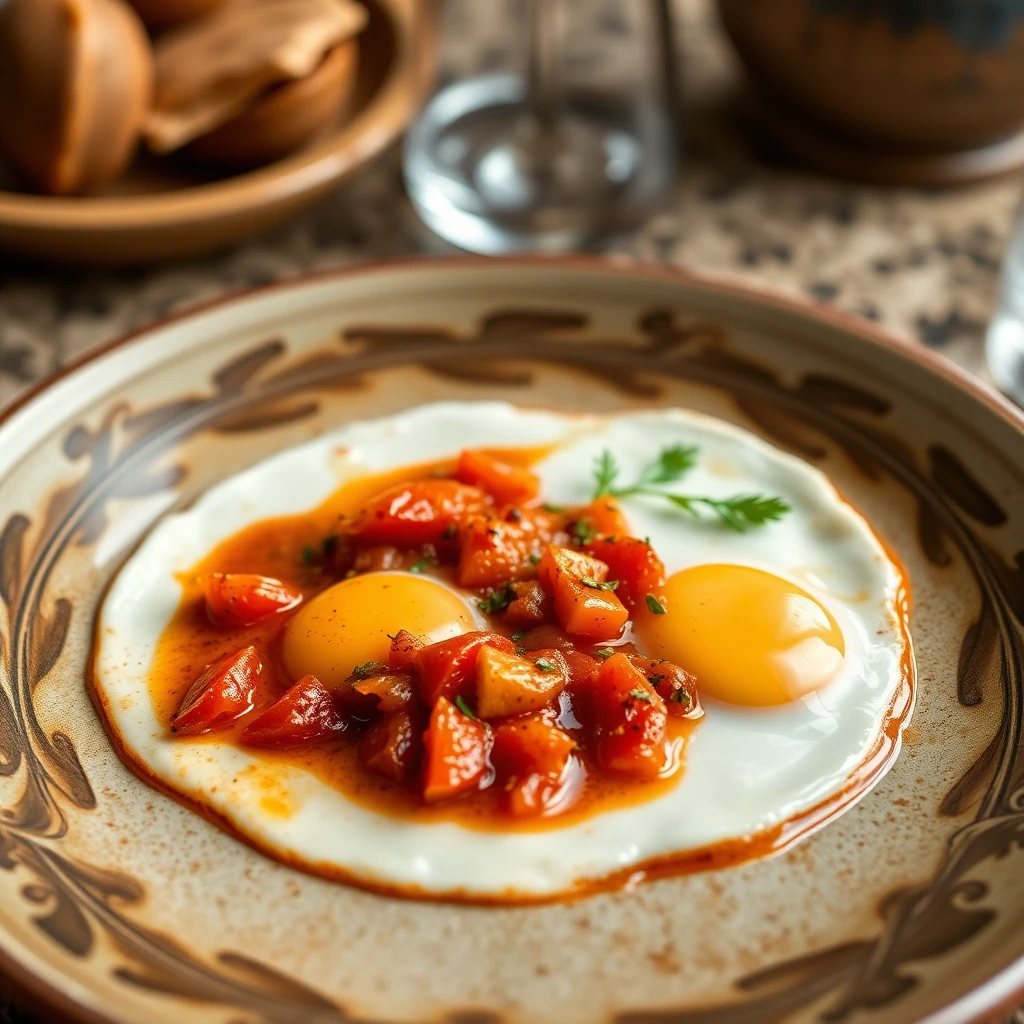 Thermomix ile Domatesli Yumurta
