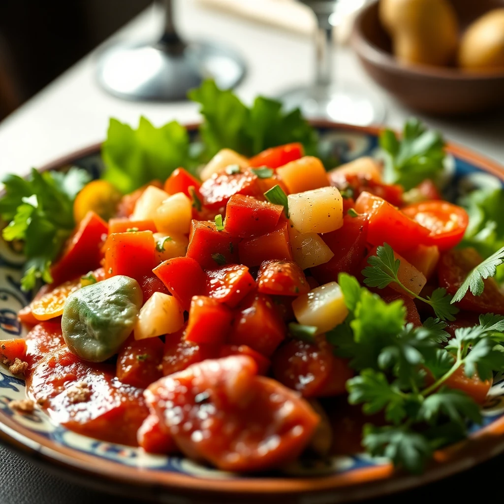 Mor Lahana Salatası ve Soslu Yumurta