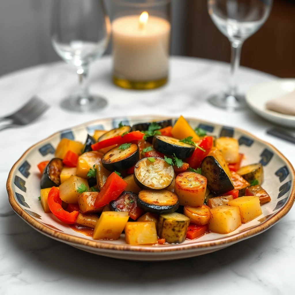 İki Yağlı Aromatik Sebze Sote