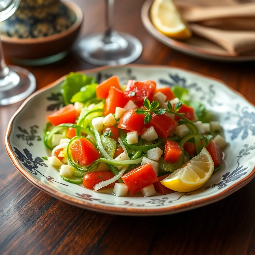 Kuru Domatesli ve Mor Lahanalı Salata