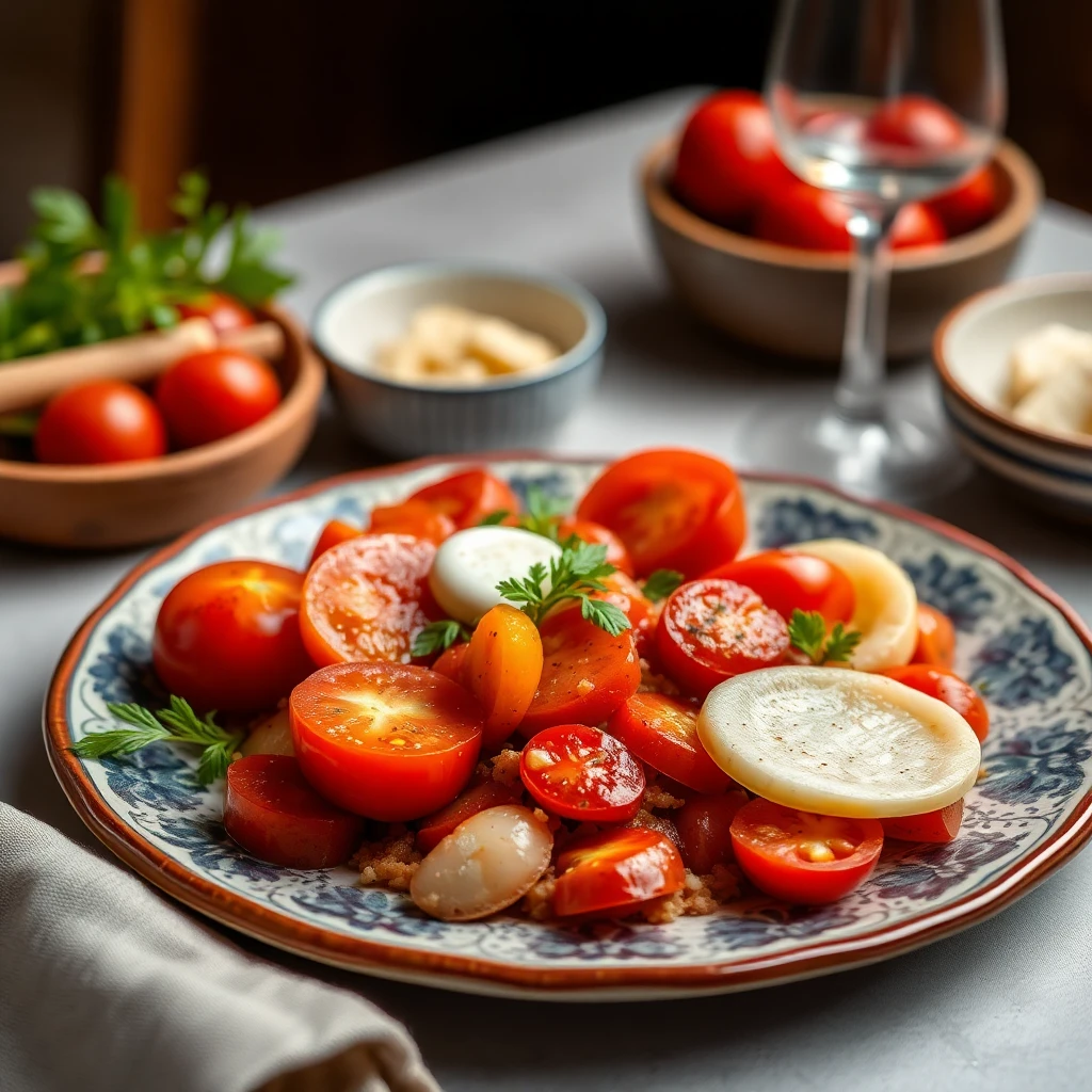 Domates Salçalı Yumurtalı Kızartma