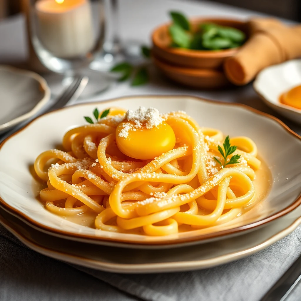 Yumurta Sarılı Tatlı Makarna