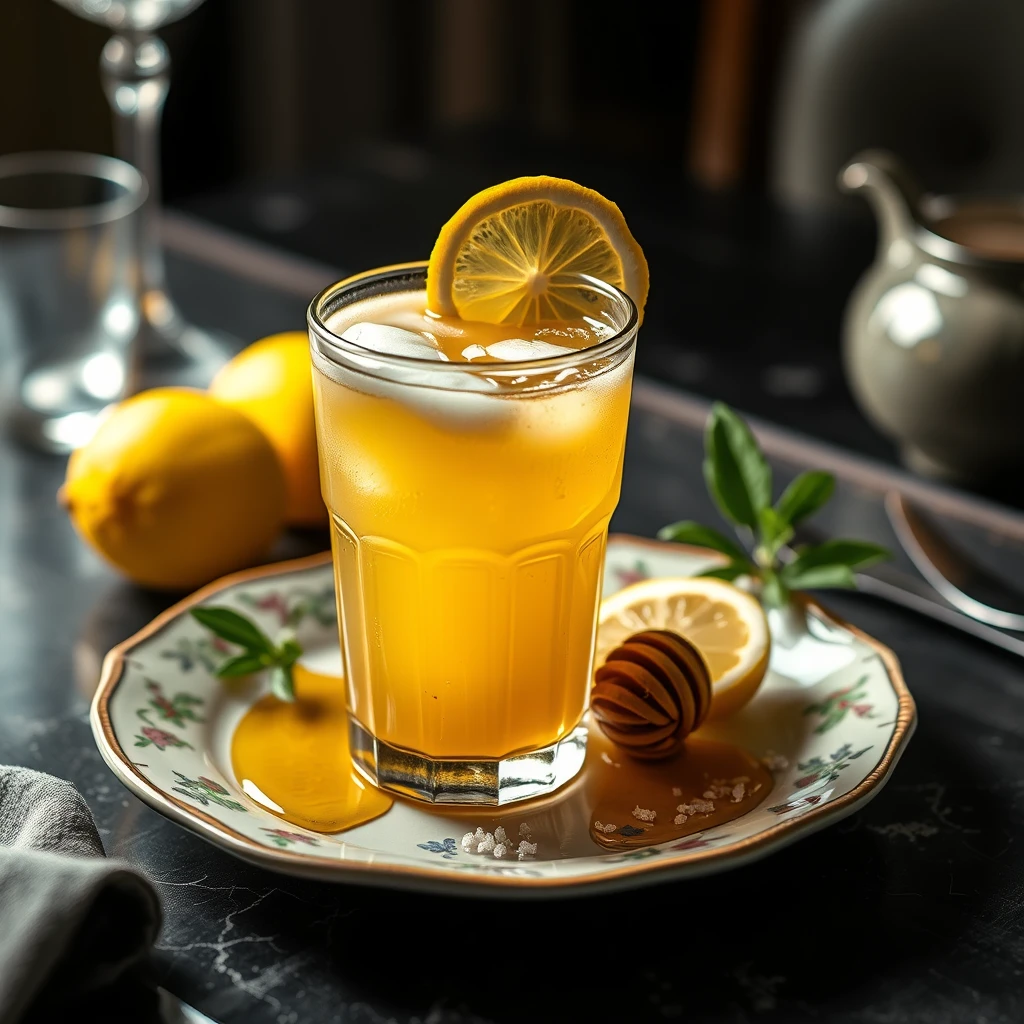 Limonlu Zencefilli Enerji İçeceği