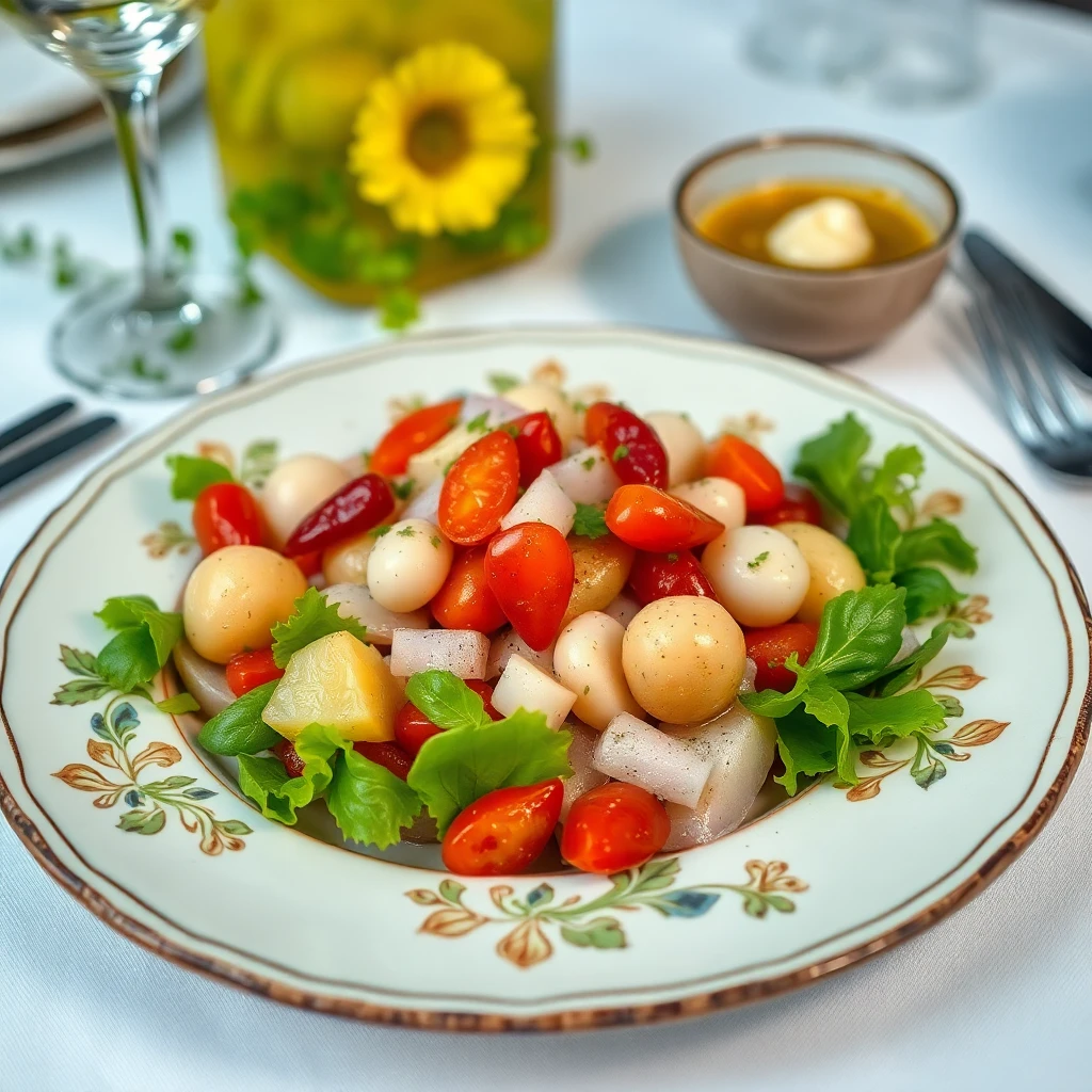 Sebzeli Nohut ve Kuruyemişli Salata