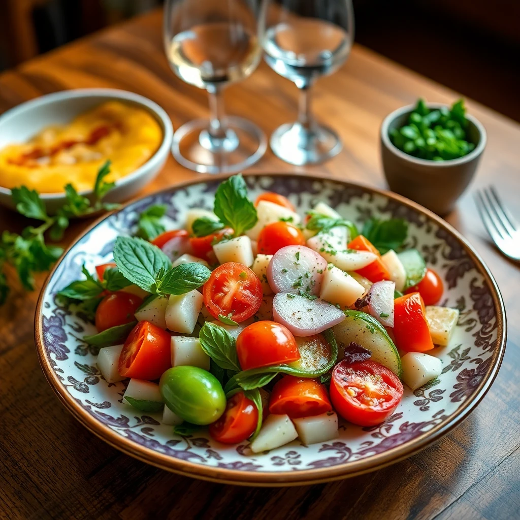 Yeşil Elma ve Mor Lahana Salatası