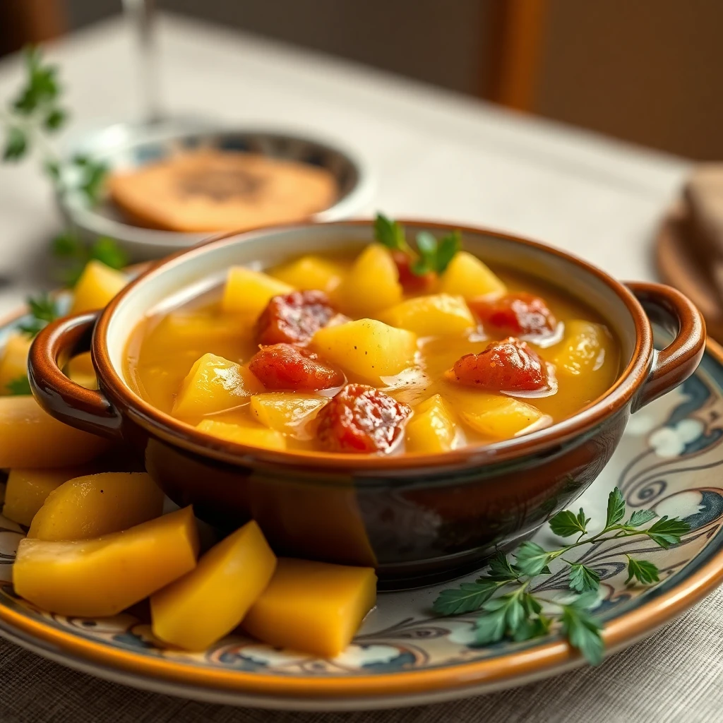 Kremalı Patates ve Soğan Çorbası