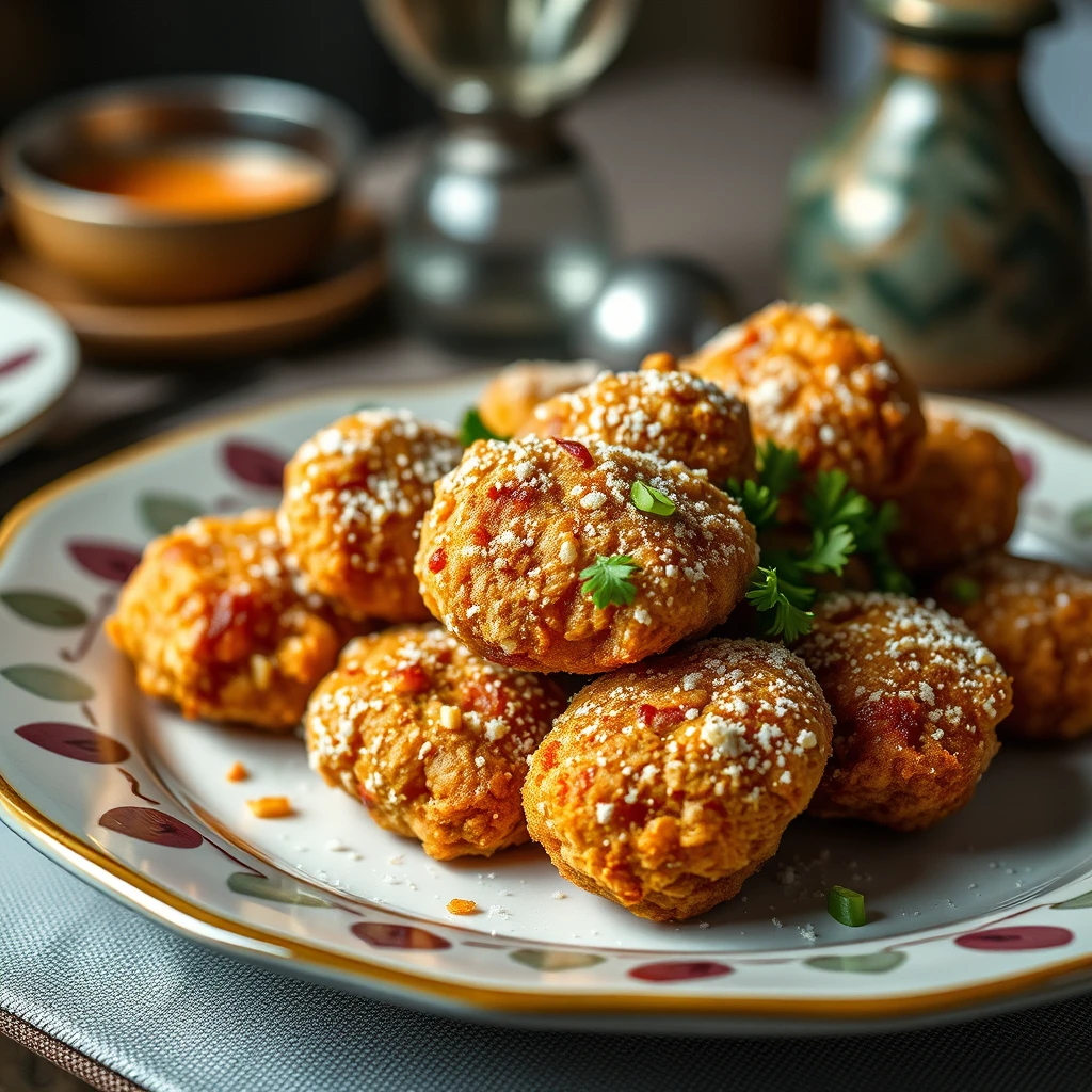 Baharatlı Tavuk Lokmaları