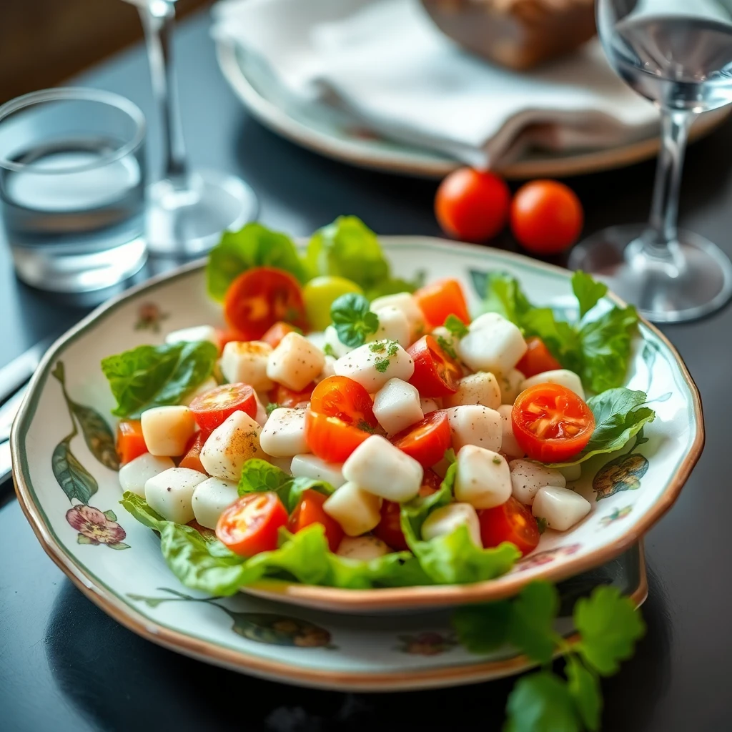 Yoğurtlu Sebze Salatası