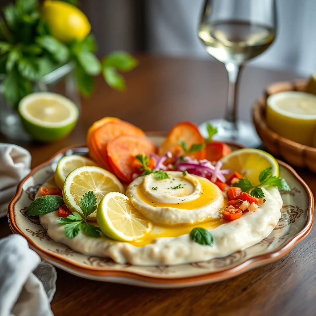 Limonlu Tahinli Soslu Tavuk