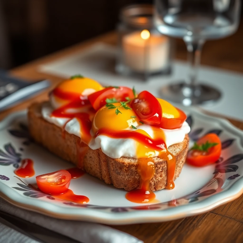 Domatesli Yumurtalı Ekmek Tarifi