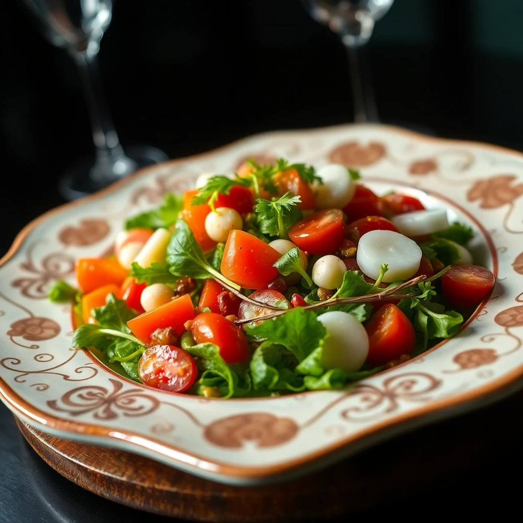 Renkli Sebze Salatası