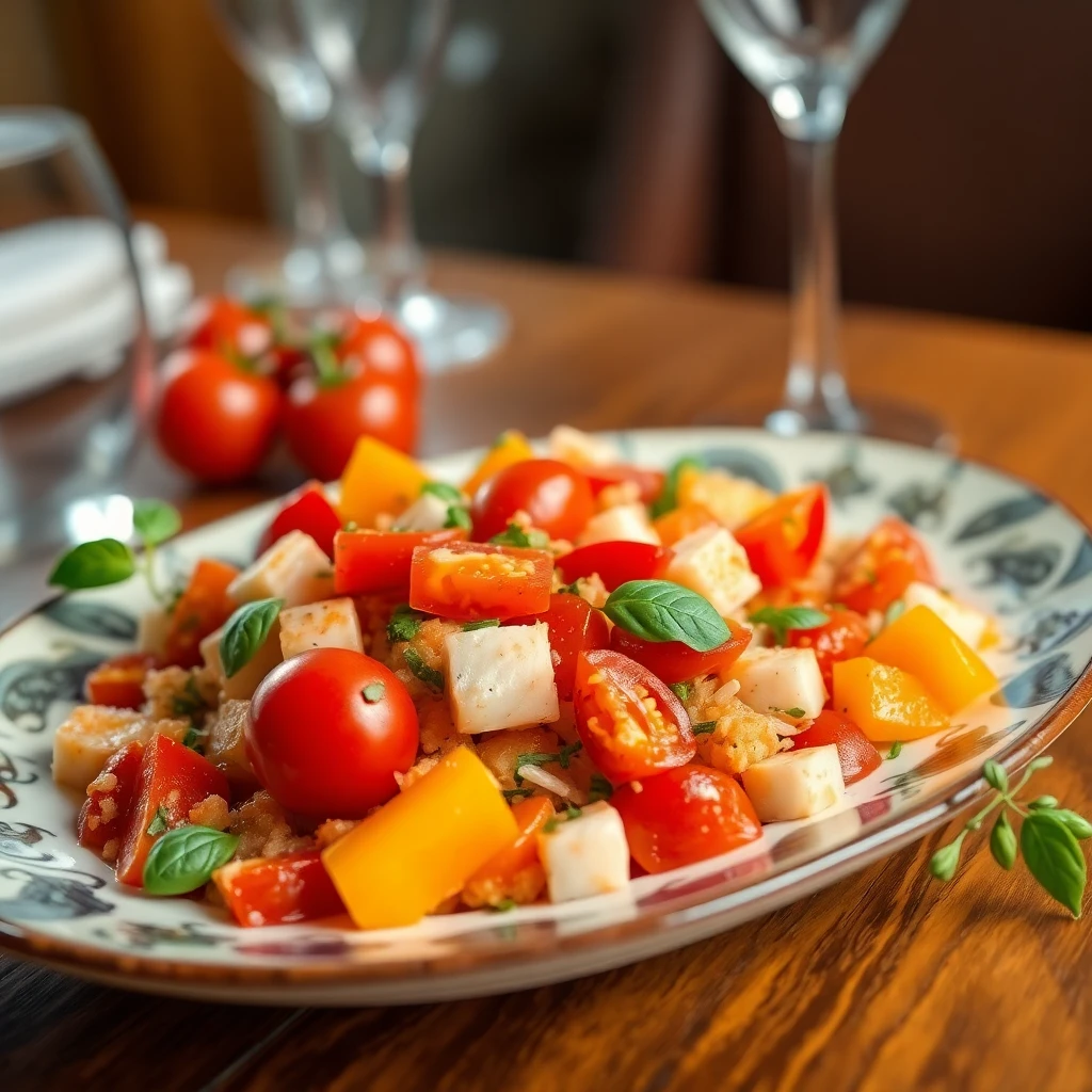 Aromatik Çaylı Sebze Salatası