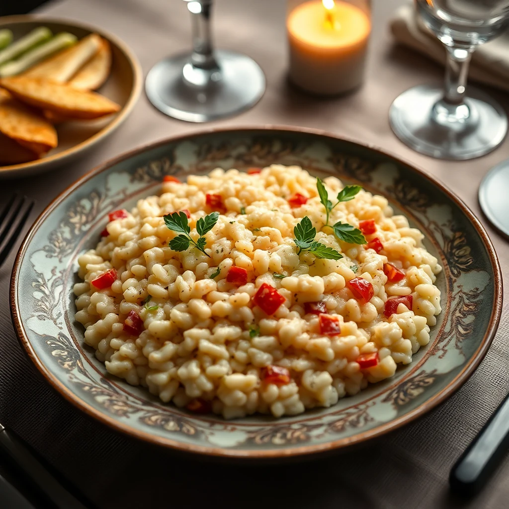 Parmesanlı Sebzeli Risotto