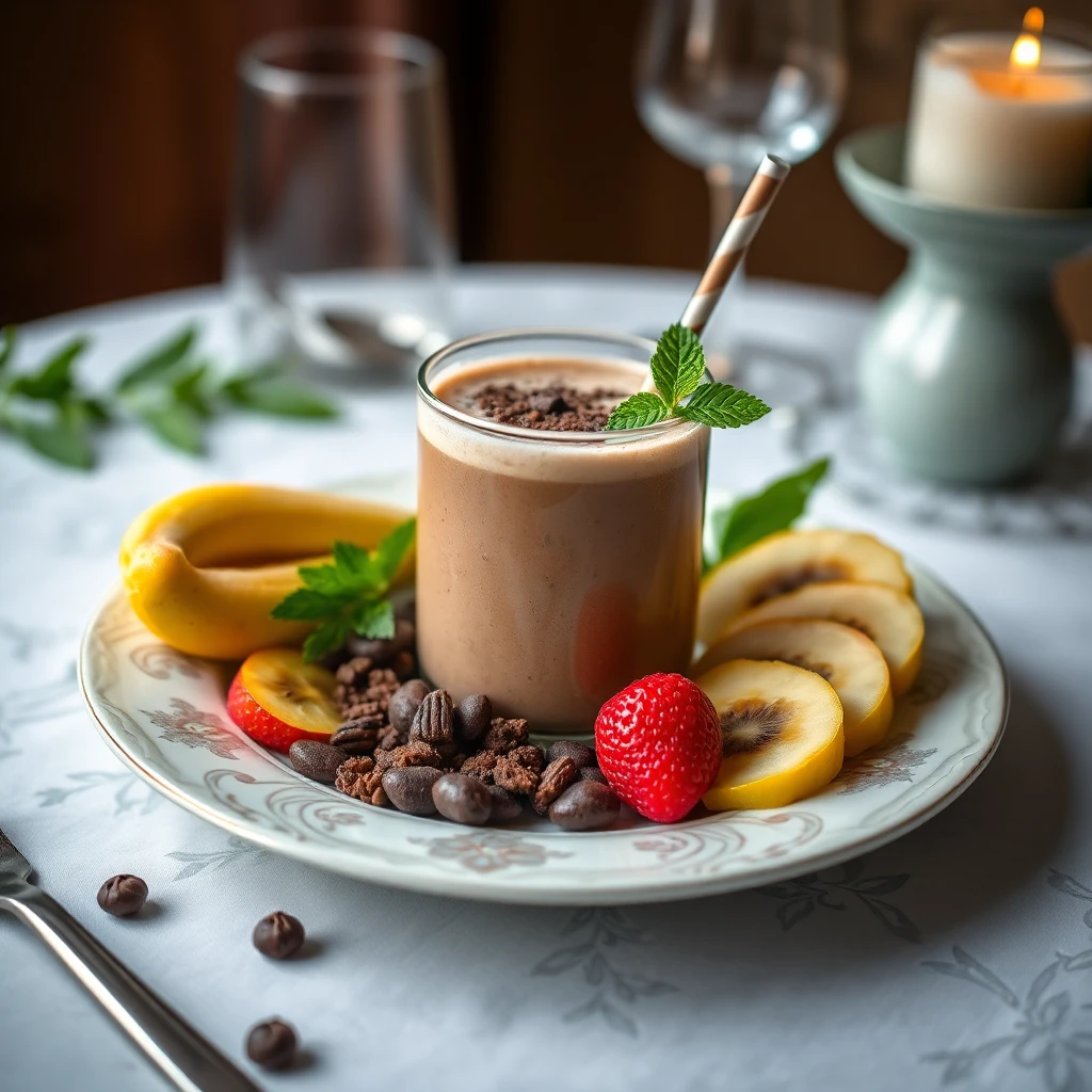 Muzlu Çikolatalı Smoothie