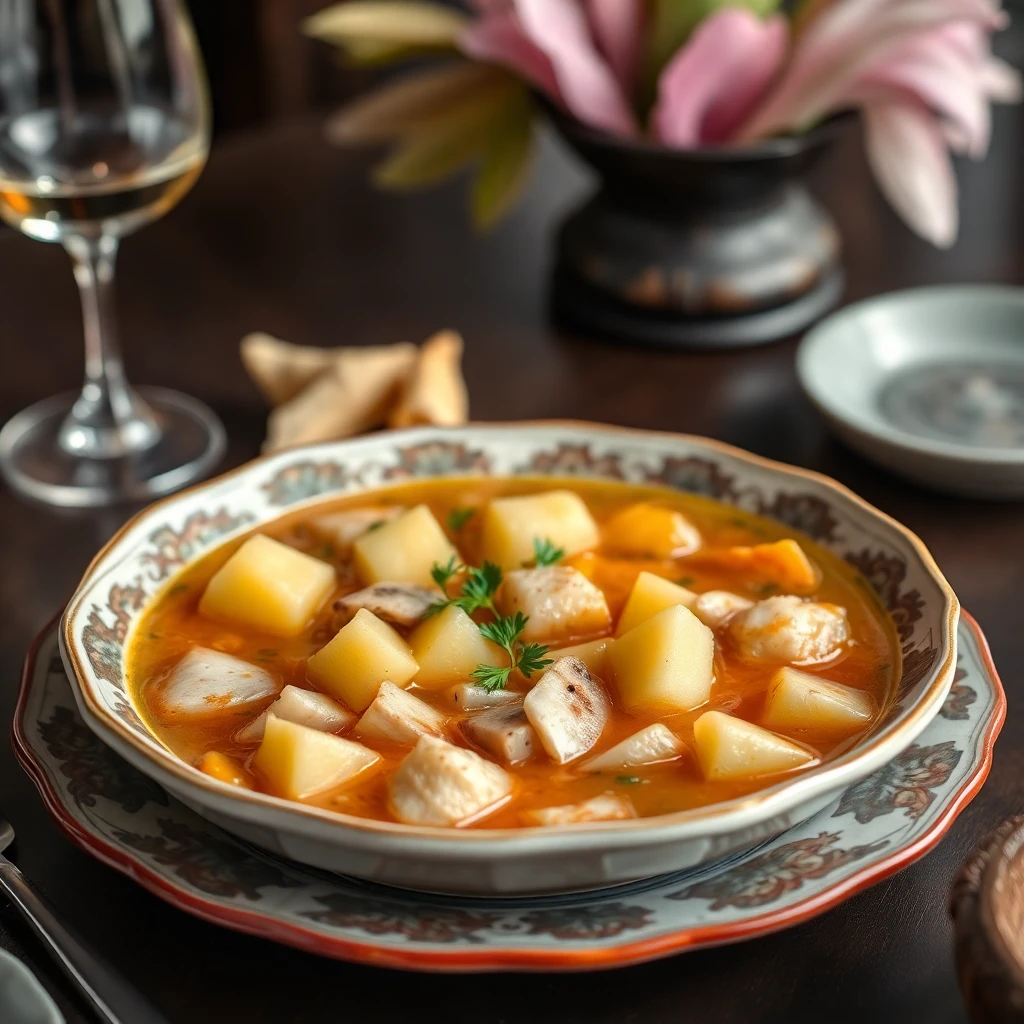 Patates ve Soğanlı Kremalı Çorba