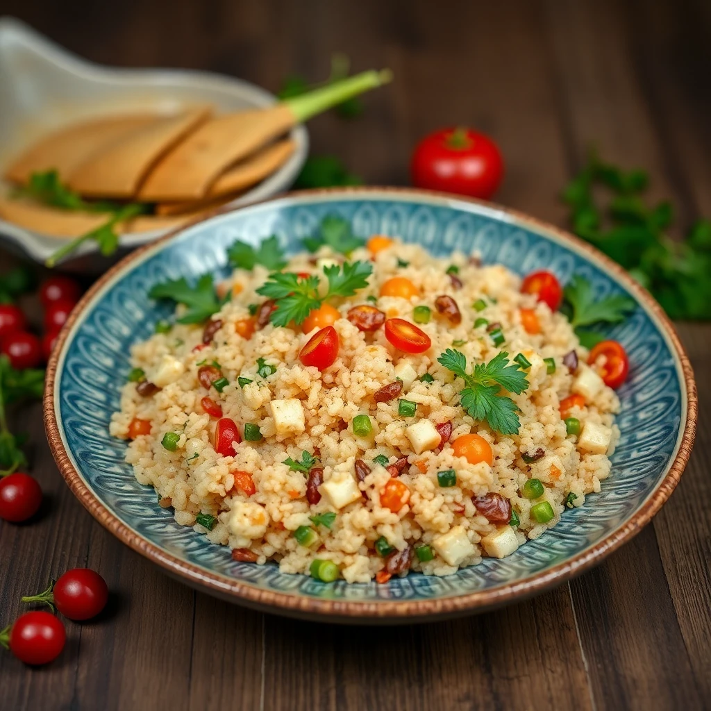 Kapya Biberli Sebzeli Bulgur Pilavı