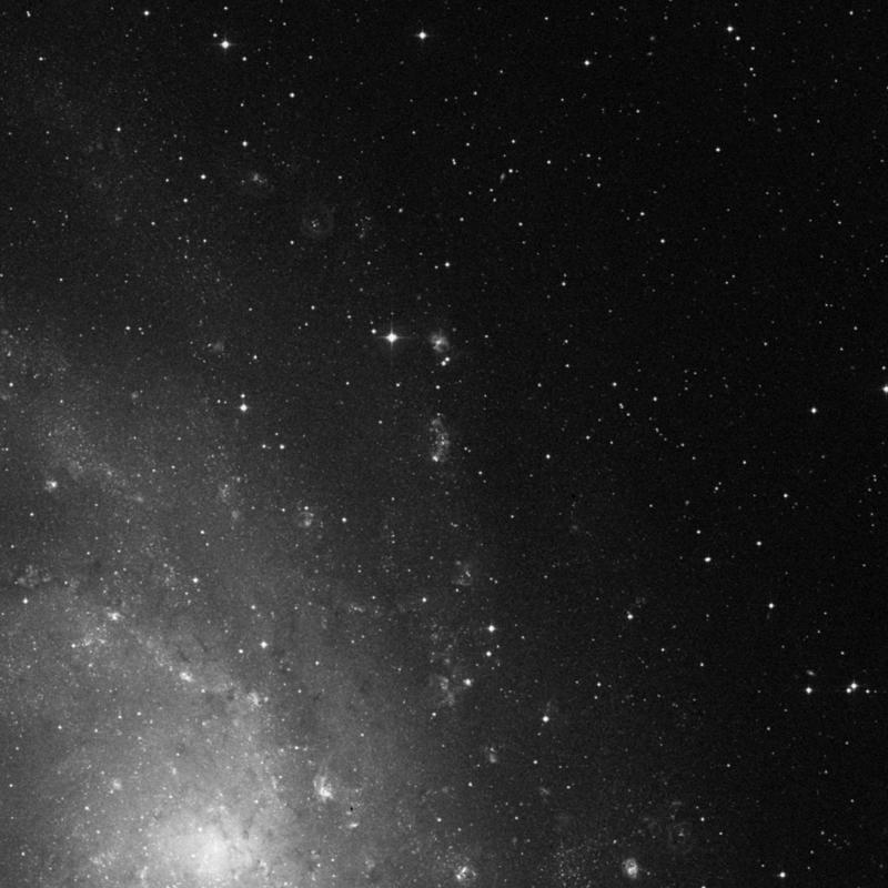 Image of IC 133 - HII Ionized region in Triangulum star