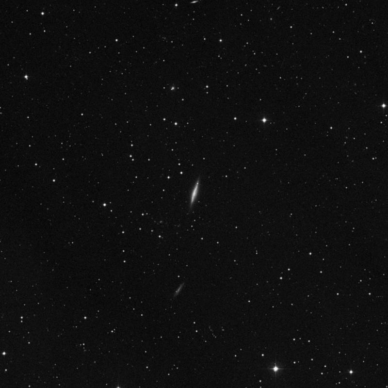 Image of IC 1048 - Spiral Galaxy in Virgo star