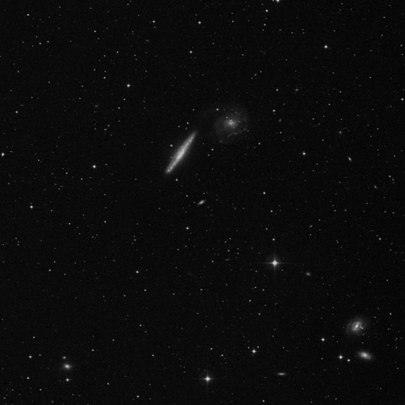 Image of IC 1070 - Spiral Galaxy in Virgo star