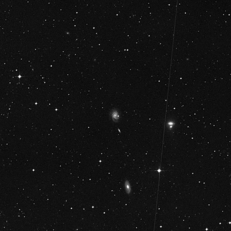 Image of NGC 4780 - Intermediate Spiral Galaxy in Virgo star