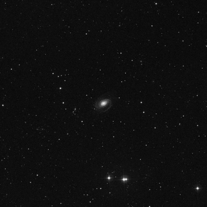 Image of NGC 4814 - Spiral Galaxy in Ursa Major star