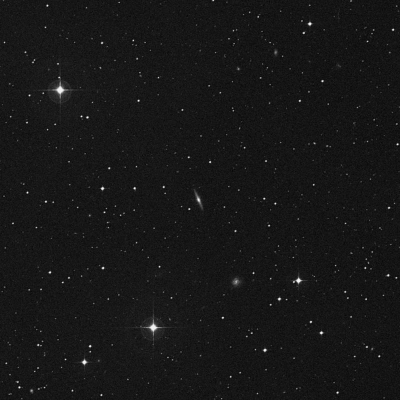 Image of NGC 4863 - Lenticular Galaxy in Virgo star