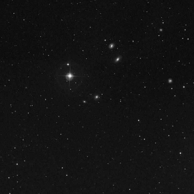 Image of NGC 5007 - Elliptical/Spiral Galaxy in Ursa Major star