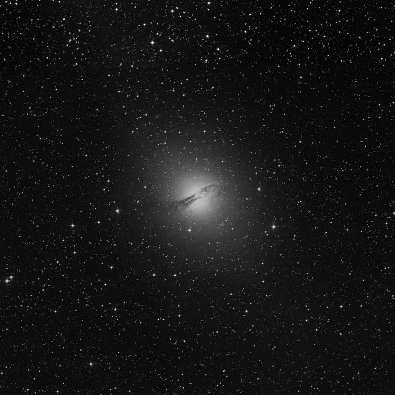 Image of NGC 5128 (Centaurus A) - Lenticular Galaxy in Centaurus star