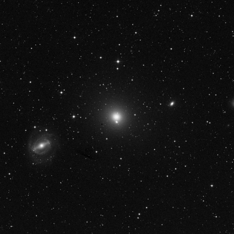 Image of NGC 5846 - Elliptical Galaxy in Virgo star