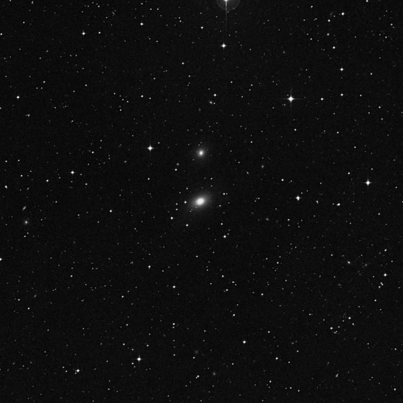 Image of NGC 5869 - Lenticular Galaxy in Virgo star