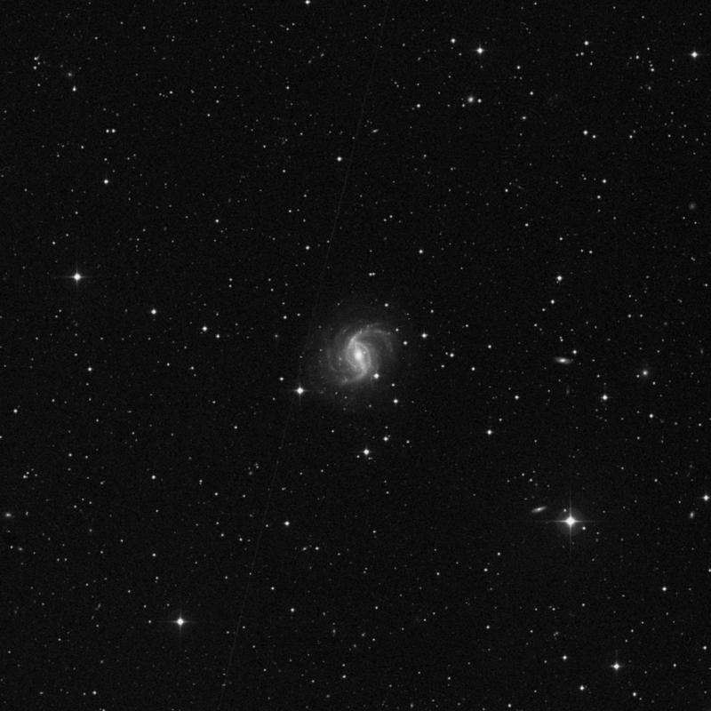 Image of NGC 5921 - Spiral Galaxy in Serpens star
