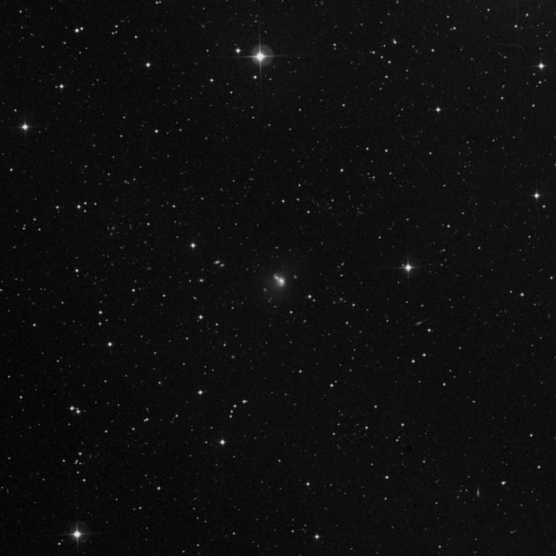 Image of NGC 6089 NED02 - Spiral (?) Galaxy in Corona Borealis star