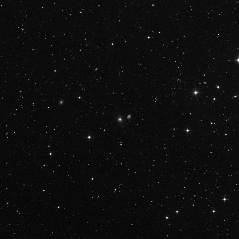Image of NGC 6111 - Galaxy Pair in Draco star