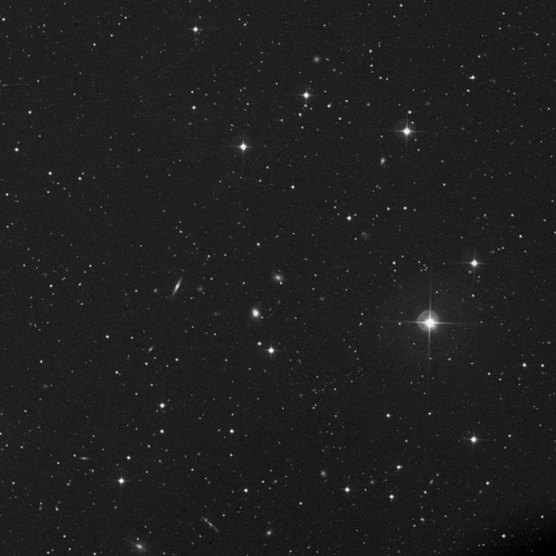 Image of NGC 6119 - Spiral Galaxy in Corona Borealis star