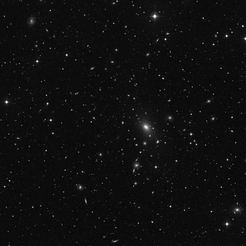 Image of NGC 6166B - Spiral Galaxy in Hercules star