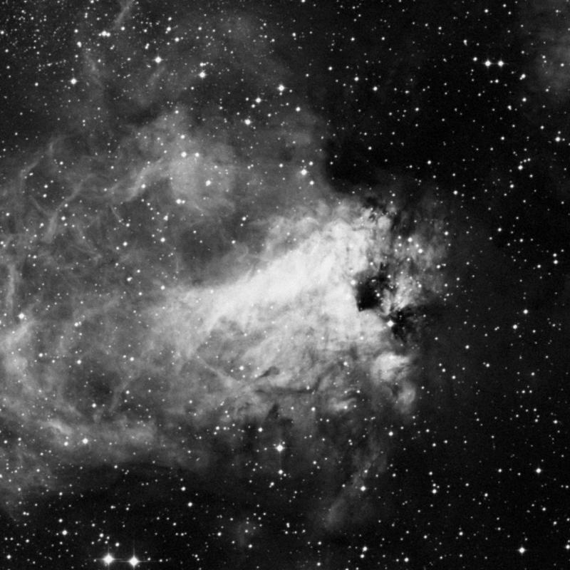 Image of Messier 17 (Horseshoe Nebula) - Nebula in Sagittarius star