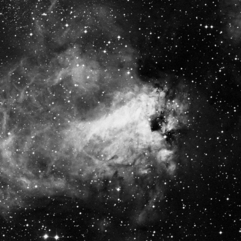 black and white nebula