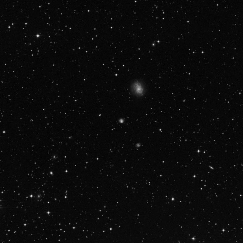 Image of NGC 7072 - Intermediate Spiral Galaxy in Grus star