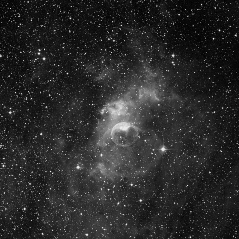 Image of NGC 7635 (Bubble Nebula) - HII Ionized region in Cassiopeia star