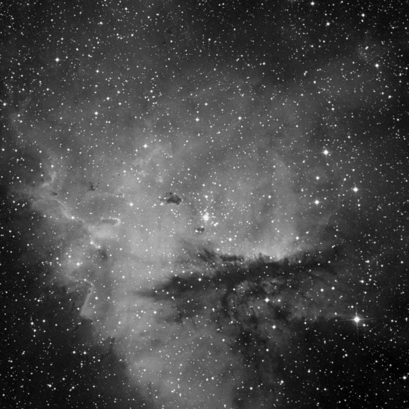 Image of IC 1590 - Star Cluster + Nebula in Cassiopeia star