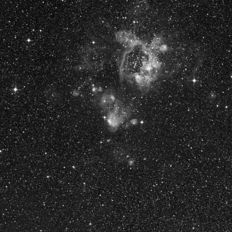 Image of IC 2128 - Star Cluster + Nebula in Dorado star