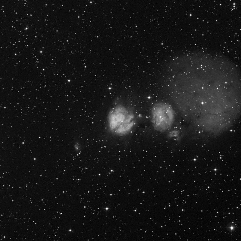 Image of IC 2162 - HII Ionized region in Orion star