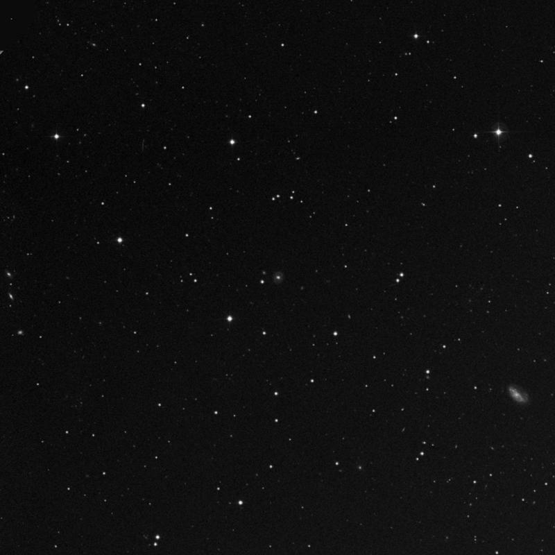 Image of IC 2628 - Barred Spiral Galaxy in Leo star