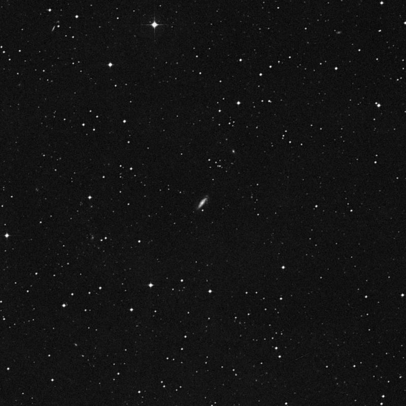 Image of IC 2668 - Barred Spiral Galaxy in Crater star