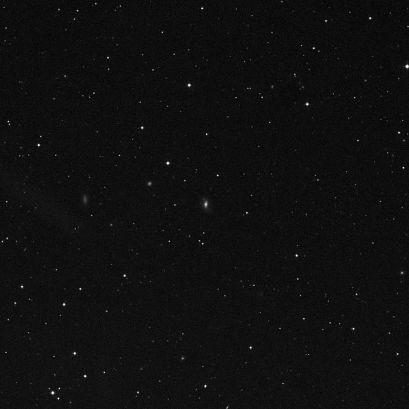 Image of IC 3199 - Barred Spiral Galaxy in Virgo star