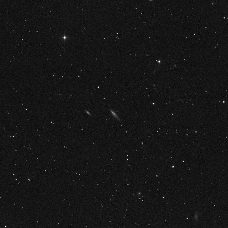 Image of IC 3225 - Spiral Galaxy in Virgo star